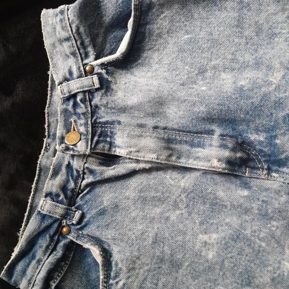 GITANO Express Acid Wash Denim Pencil Skirt - Vintage 80s/90s Vibes! - Picture 7 of 9